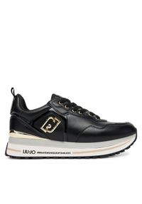 Liu Jo Sneakersy Maxi Wonder 01 BF5009 P0102 Czarny. Kolor: czarny. Materiał: skóra