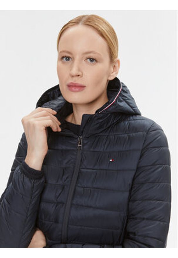 TOMMY HILFIGER - Tommy Hilfiger Kurtka przejściowa WW0WW39580 Granatowy Regular Fit. Kolor: niebieski. Materiał: syntetyk