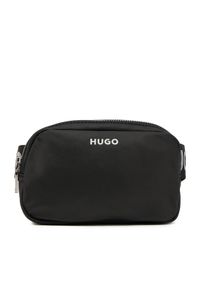 Hugo - HUGO Saszetka Bel Bumbag 50536057 Czarny. Kolor: czarny. Materiał: materiał