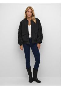 Kaffe Kurtka bomber Boli 10507580 Czarny Relaxed Fit. Kolor: czarny. Materiał: syntetyk #4