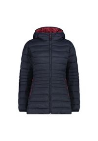 Długa kurtka puchowa z kapturem na zamek Sorona Aura damska CMP. Typ kołnierza: kaptur. Kolor: niebieski, szary, wielokolorowy, brązowy. Materiał: puch. Długość: długie. Sport: turystyka piesza #1