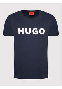 Hugo T-Shirt Dulivio 50467556 Granatowy Regular Fit. Kolor: niebieski. Materiał: bawełna