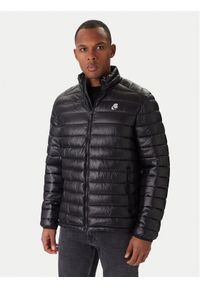 Karl Lagerfeld - KARL LAGERFELD Kurtka przejściowa Blouson 505400 554590 Czarny Regular Fit. Typ kołnierza: dekolt w karo. Kolor: czarny. Materiał: syntetyk #1