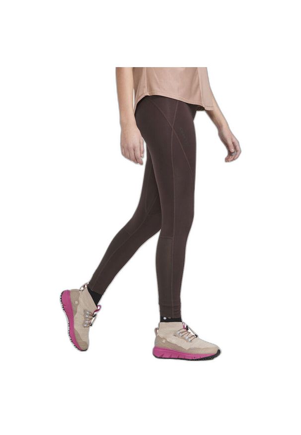 Damskie wysokie legginsy Craft Adv Essence. Kolor: brązowy. Sport: fitness