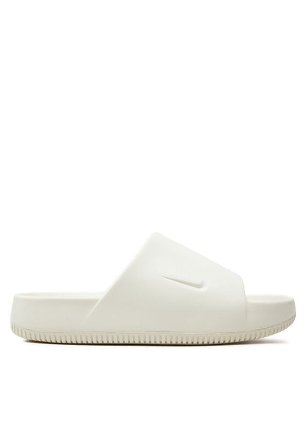 Nike Klapki Calm Slide FD4116 100 Biały. Kolor: biały