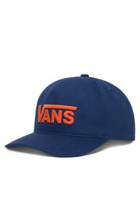 Vans Czapka z daszkiem Drop V Logo Snapback VN000QAH Granatowy. Kolor: niebieski. Materiał: bawełna #1