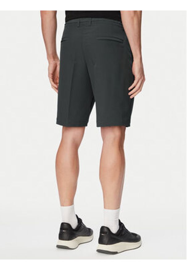 BOSS Szorty materiałowe S Commuter 10.5 Inch 50540337 Zielony ciemny Slim Fit. Kolor: zielony. Materiał: syntetyk