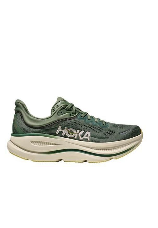 Buty do biegania męskie Hoka One One Bondi 9. Kolor: zielony. Materiał: materiał, syntetyk. Sport: bieganie
