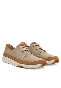 Clarks Sneakersy Easeway Lace 26181369 Beżowy. Kolor: beżowy. Materiał: materiał #4