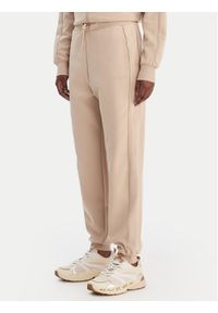 Guess Spodnie dresowe V5BB23 KCX22 Beżowy Regular Fit. Kolor: beżowy. Materiał: syntetyk #1
