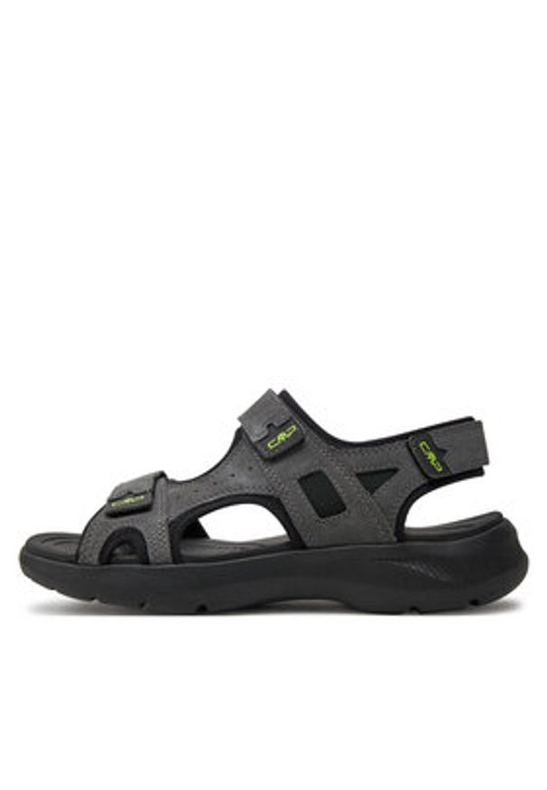 CMP Sandały Emby Hiking Sandal 3Q93637 Szary. Kolor: szary. Materiał: zamsz, skóra