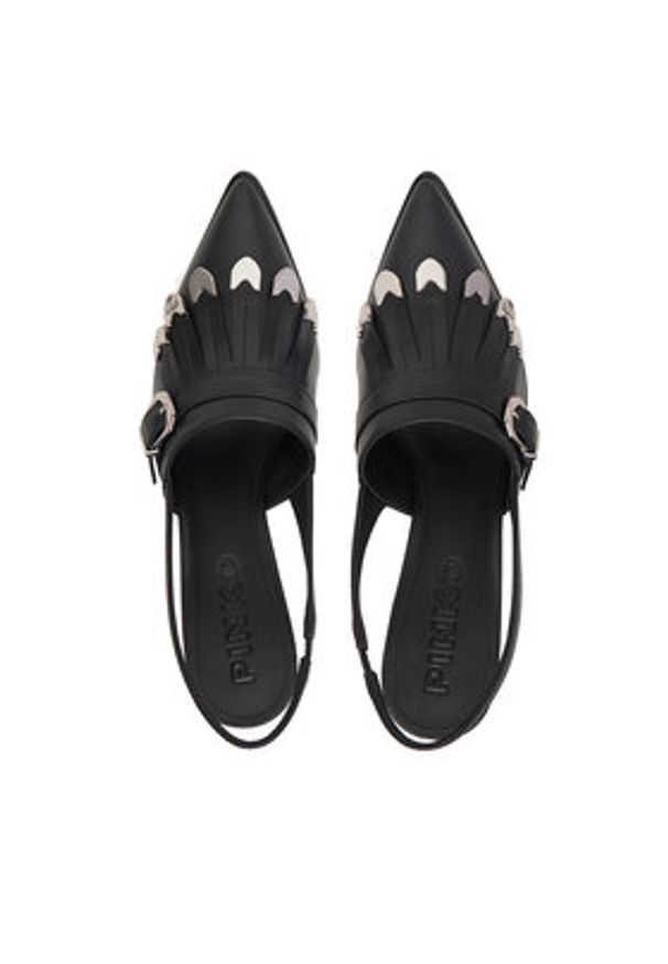 Pinko - PINKO Szpilki Lady 04 SD0499 P001 Czarny. Kolor: czarny. Materiał: skóra. Obcas: na szpilce