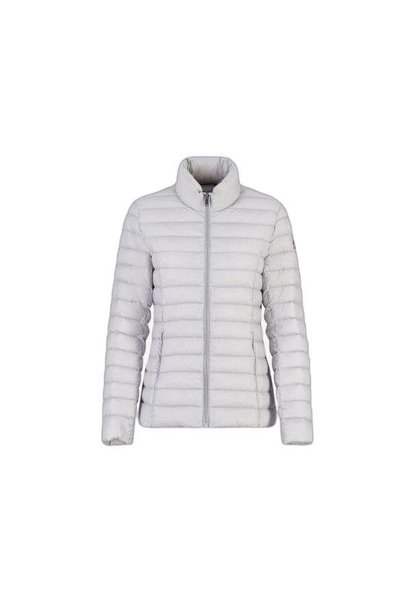 Jott - Damska kurtka puchowa JOTT Cha. Typ kołnierza: bez kaptura. Kolor: szary. Materiał: puch