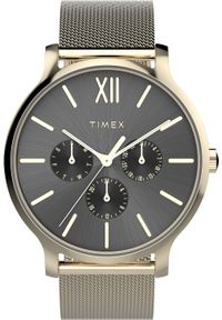 Zegarek Timex Zegarek damski Timex TW2W20000 złoty. Kolor: złoty #1