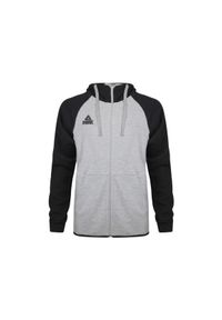 PEAK - Bluza z kapturem Peak zip bi-color élite. Typ kołnierza: kaptur. Kolor: szary, czarny, wielokolorowy. Materiał: tkanina. Sport: koszykówka #1