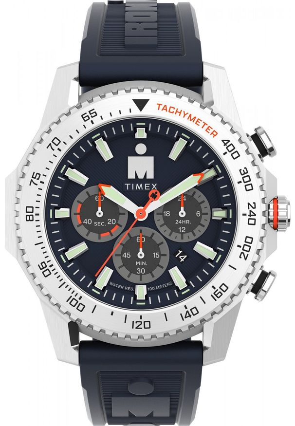 Zegarek Timex Zegarek męski TW2W55500 niebieski. Kolor: niebieski