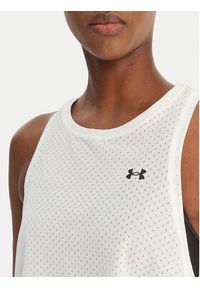 Under Armour T-Shirt Motion 6011229 Biały Slim Fit. Kolor: biały. Materiał: syntetyk #4