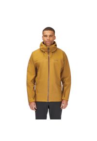 Kurtka przeciwdeszczowa męska Rab Namche GTX Jacket z kapturem. Typ kołnierza: kaptur. Kolor: żółty