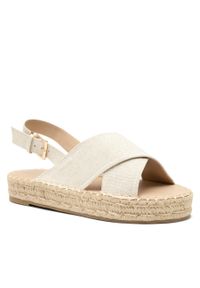 Espadryle Jenny Fairy WSS990-201 Beige. Kolor: beżowy. Materiał: materiał #1