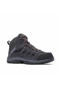 columbia - Buty trekkingowe męskie Columbia Crestwood Mid Waterproof. Kolor: czarny. Sport: turystyka piesza