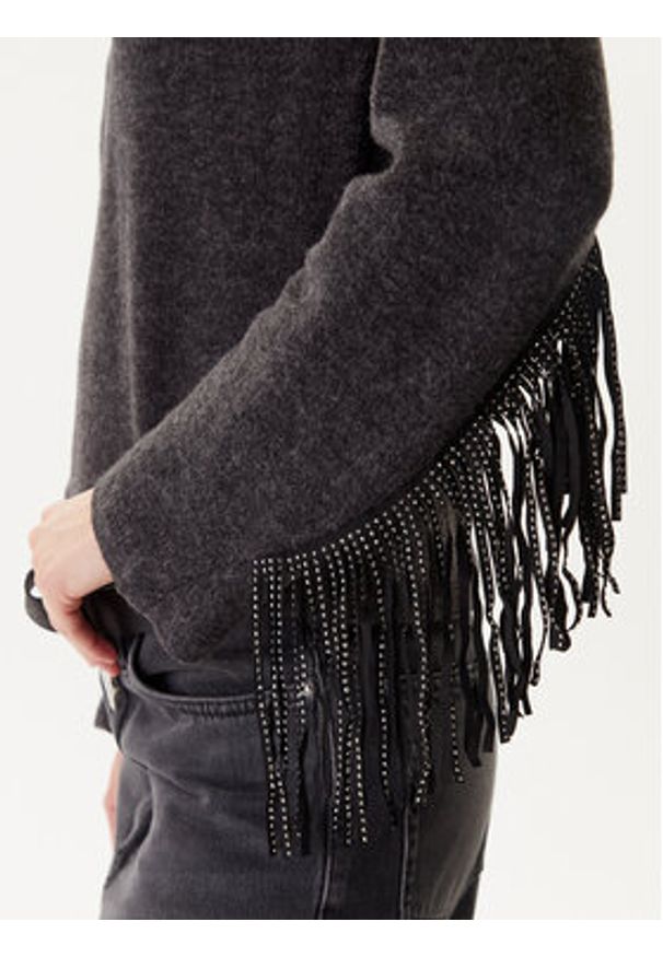 only - ONLY Sweter Jake 15355819 Szary Regular Fit. Kolor: szary. Materiał: syntetyk