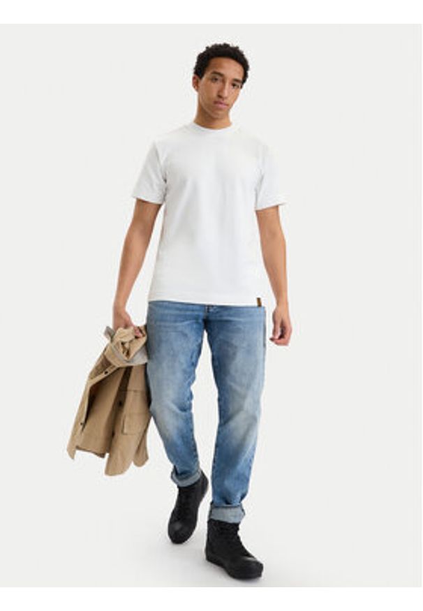 G-Star RAW - G-Star Raw T-Shirt Gs-01 D29291-D709 Biały Regular Fit. Kolor: biały. Materiał: bawełna