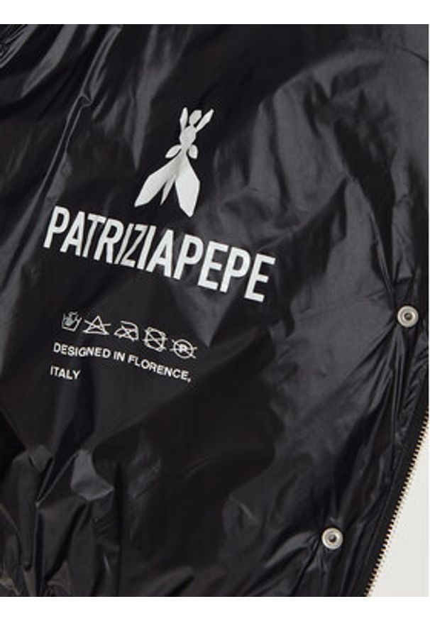 Patrizia Pepe Kurtka zimowa 8O0143/A451-K103 Czarny Regular Fit. Kolor: czarny. Materiał: syntetyk. Sezon: zima