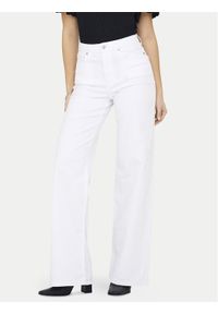 only - ONLY Jeansy Madison 15310632 Biały Wide Leg. Kolor: biały #1