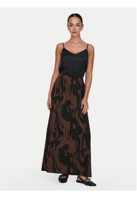 JDY Spódnica maxi Judy 15331472 Brązowy Regular Fit. Kolor: brązowy. Materiał: syntetyk #5