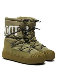 Moon Boot Śniegowce Mtrack Polar 80D2440080 Khaki. Kolor: brązowy. Materiał: skóra