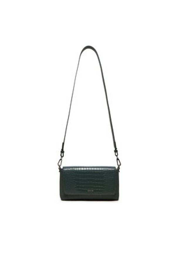 Calvin Klein Torebka Ck Must Shoulder Bag_Croco K60K612111 Zielony. Kolor: zielony. Materiał: skórzane