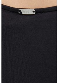 DKNY - Dkny sukienka plażowa kolor czarny. Kolor: czarny. Długość: krótkie #5