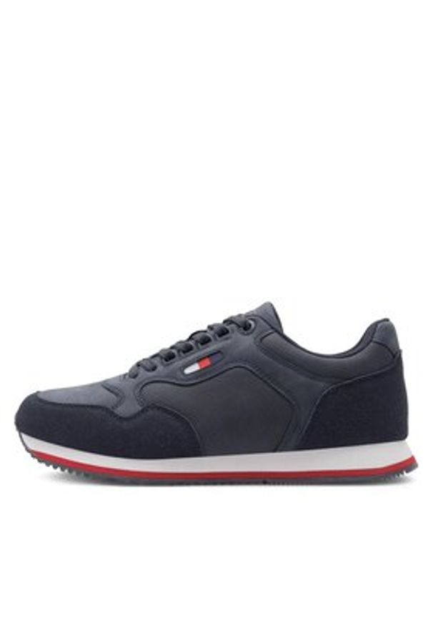 Lanetti Sneakersy MP07-01409-08 Granatowy. Kolor: niebieski