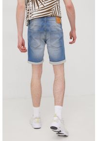 PRODUKT by Jack & Jones - Produkt by Jack & Jones szorty jeansowe męskie. Okazja: na co dzień. Kolor: niebieski. Materiał: jeans. Styl: casual