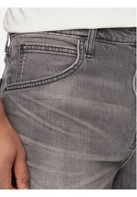 Lee Szorty jeansowe 5 Pocket 112349330 Szary Regular Fit. Kolor: szary. Materiał: bawełna