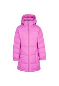 TRESPASS - Kurtka Dziewczęca Tiffy. Kolor: różowy. Materiał: puch. Sport: turystyka piesza #1