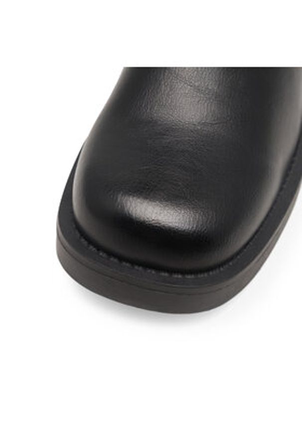 Jenny Fairy Kozaki Mia HY96158-3 Czarny. Kolor: czarny. Materiał: skóra