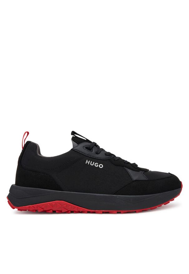 Hugo - HUGO Sneakersy Kane Runn Mfny 50546838 Czarny. Kolor: czarny. Materiał: materiał