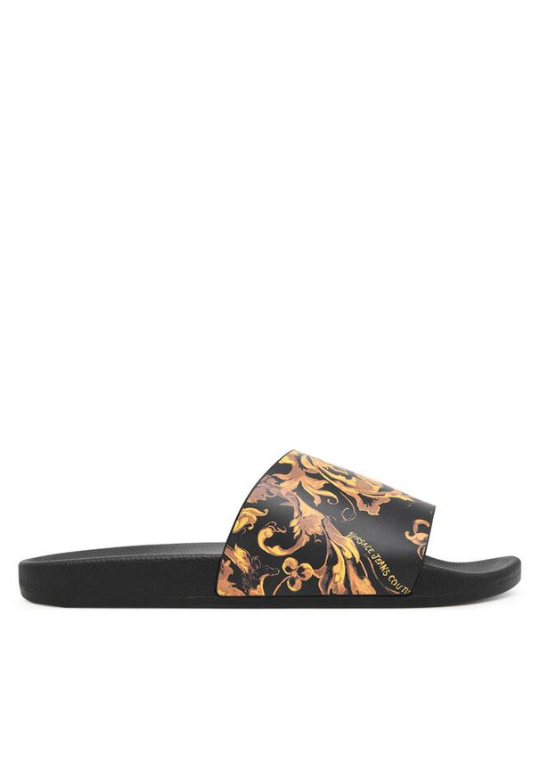 Klapki Versace Jeans Couture. Kolor: czarny