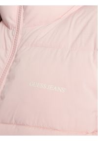 Guess Jeans Kurtka przejściowa W4BL20 WGII2 Różowy Regular Fit. Kolor: różowy. Materiał: syntetyk