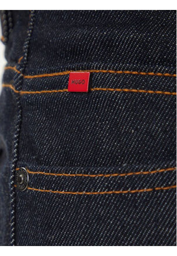 Hugo - HUGO Jeansy 50547239 Granatowy Slim Fit. Kolor: niebieski