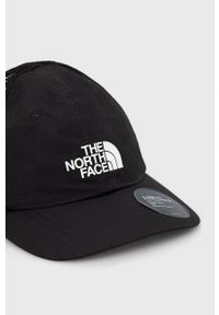 The North Face czapka kolor czarny gładka. Kolor: czarny. Materiał: włókno, materiał. Wzór: gładki #4