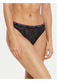 TOMMY HILFIGER - Tommy Hilfiger Komplet 3 par stringów UW0UW04896 Kolorowy. Materiał: syntetyk. Wzór: kolorowy #5