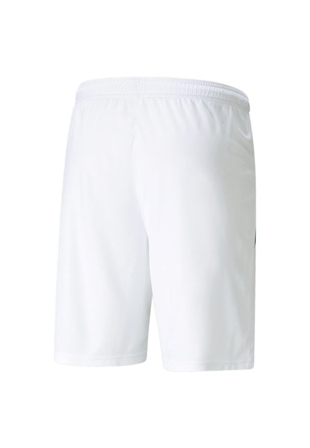 Puma - Męskie szorty piłkarskie teamLIGA PUMA White Black. Kolor: czarny, biały, wielokolorowy. Sport: piłka nożna