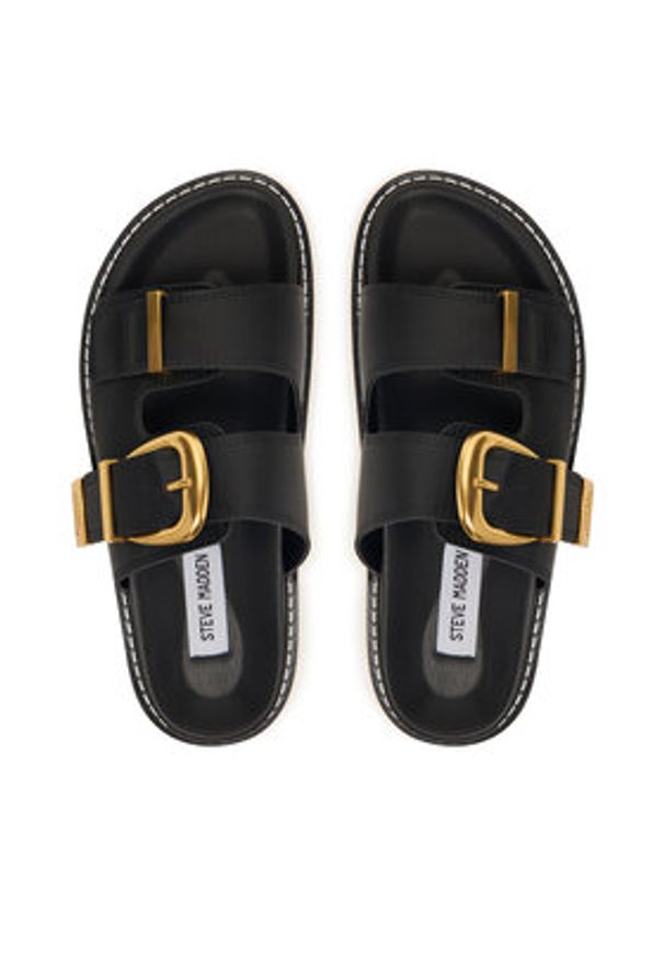 Steve Madden Klapki Arch-P 11005130 Czarny. Kolor: czarny. Materiał: skóra