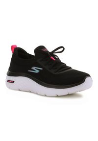 skechers - Buty Skechers Hyper Burst W 124585-BKMT czarne. Kolor: czarny. Materiał: materiał, syntetyk. Szerokość cholewki: normalna #1