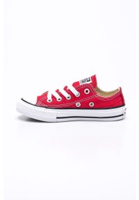 Converse - Tenisówki dziecięce. Nosek buta: okrągły. Zapięcie: sznurówki. Kolor: czerwony. Materiał: syntetyk, materiał, guma. Szerokość cholewki: normalna. Wzór: gładki #6
