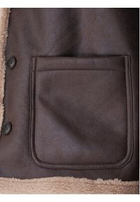 Jack & Jones Kurtka z imitacji skóry Cambridge 12282946 Brązowy Regular Fit. Kolor: brązowy. Materiał: skóra #3