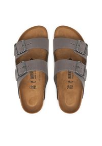 Birkenstock Klapki Arizona LEOI 1027026 Szary. Kolor: szary. Materiał: zamsz, skóra #4