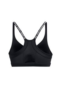 Biustonosz treningowy damski Under Armour UA Infinity Low 2.0 Bra - czarny. Kolor: czarny. Materiał: elastan, poliester. Wzór: gładki. Sport: joga i pilates